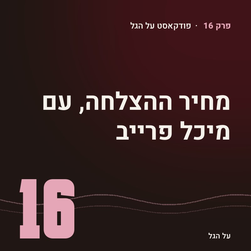 פרק 16 · מחיר ההצלחה, עם מיכל פרייב